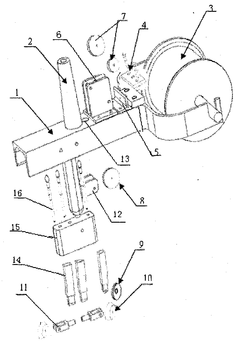 Metal wire laying device