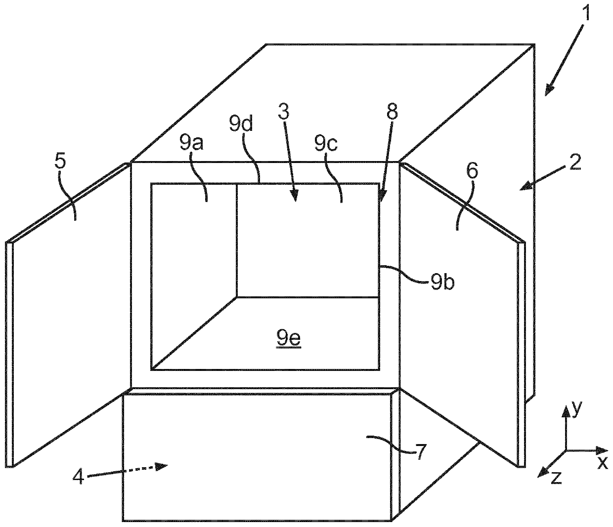 Domestic refrigeration appliance having specific fastening of cover for covering backing piece