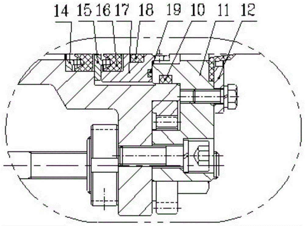 Rudder stock seal