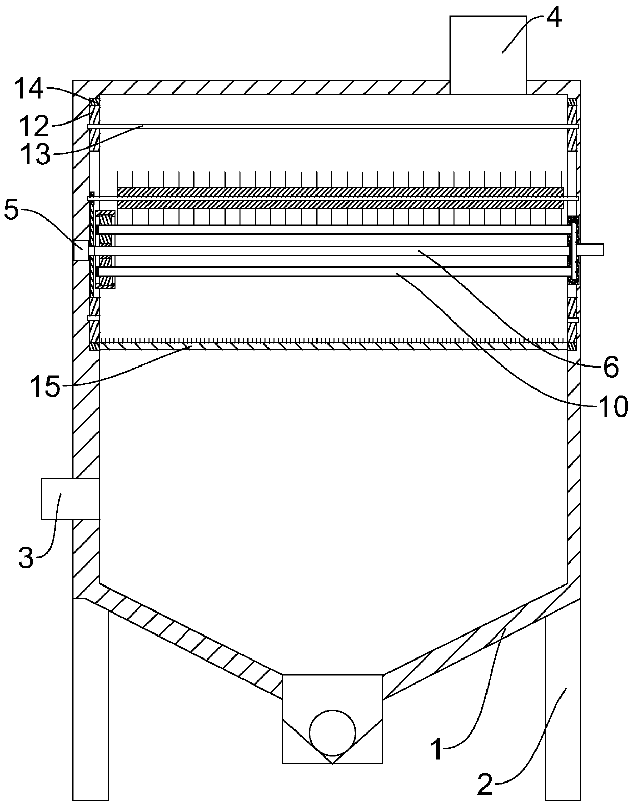 Desulfurization tower for efficiently treating flue gas