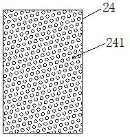 Centrifugal sedimentation-based filtering device for sewage treatment