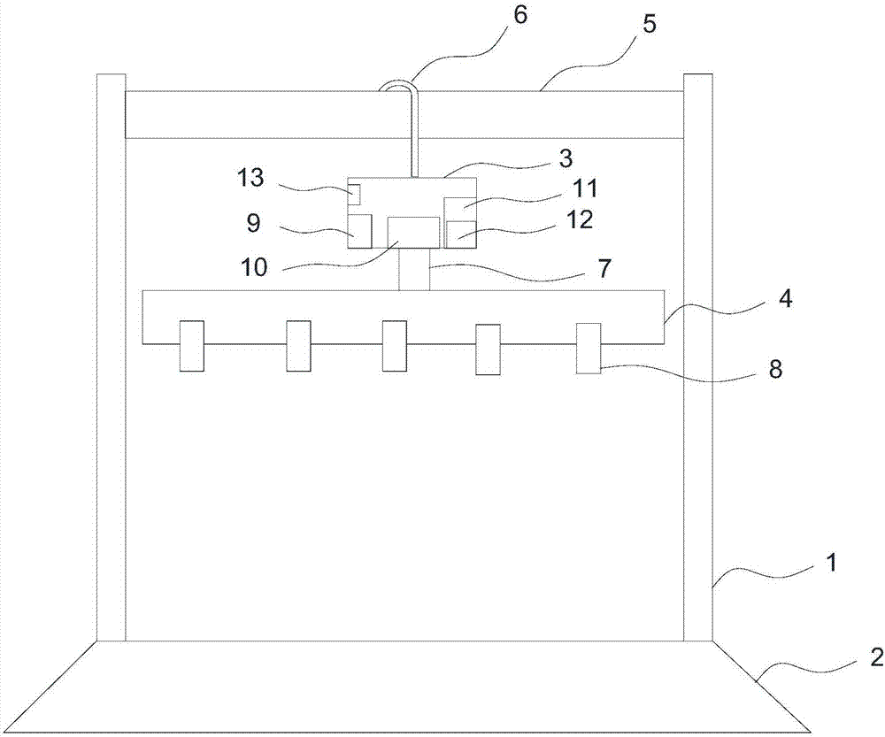 Automatically turning air-drying rack