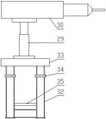 Movable special vehicle for dismantling liner bolts of large mills