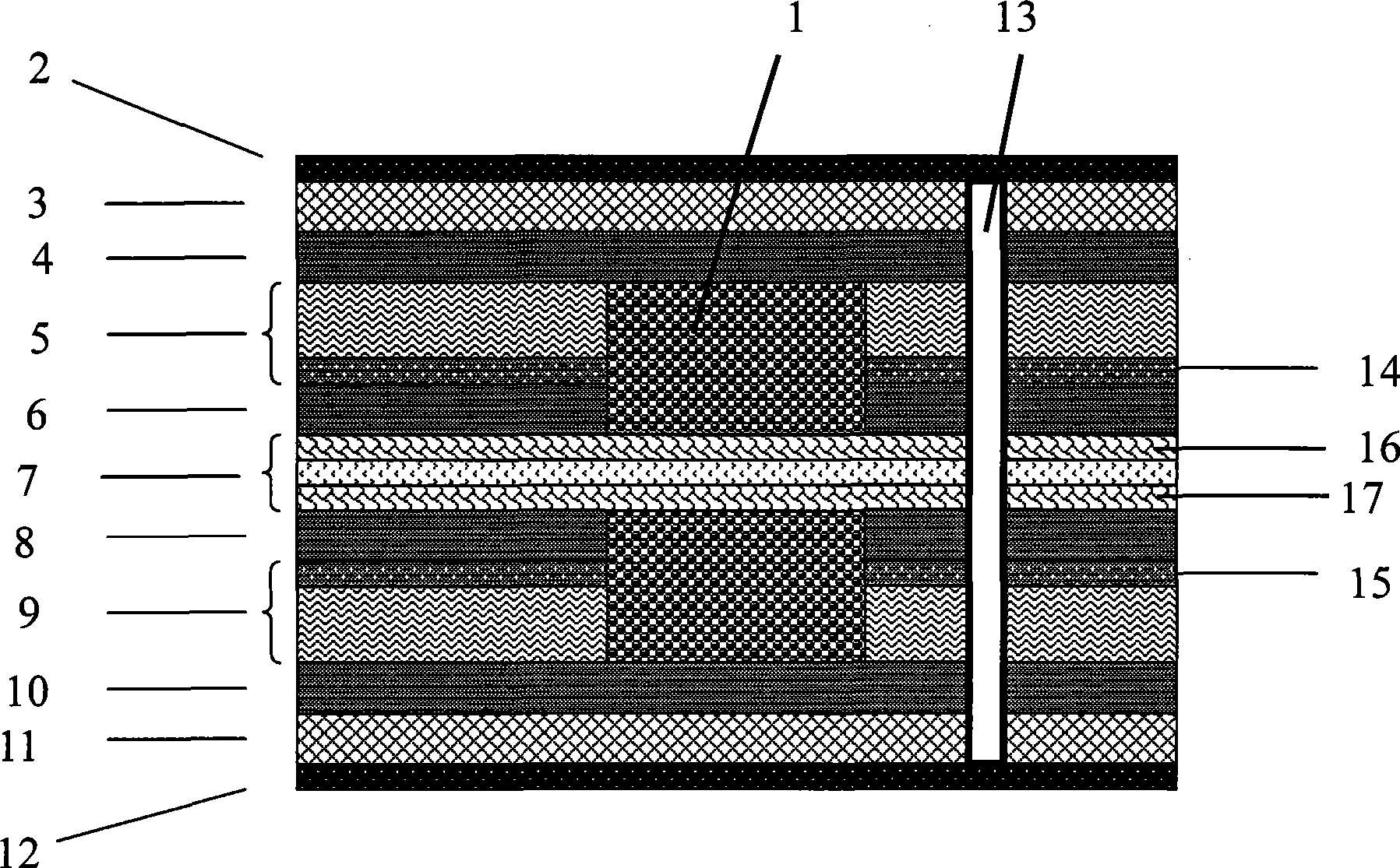 Manufacturing method for multilayered rigidity and flexibility combined printed circuit board