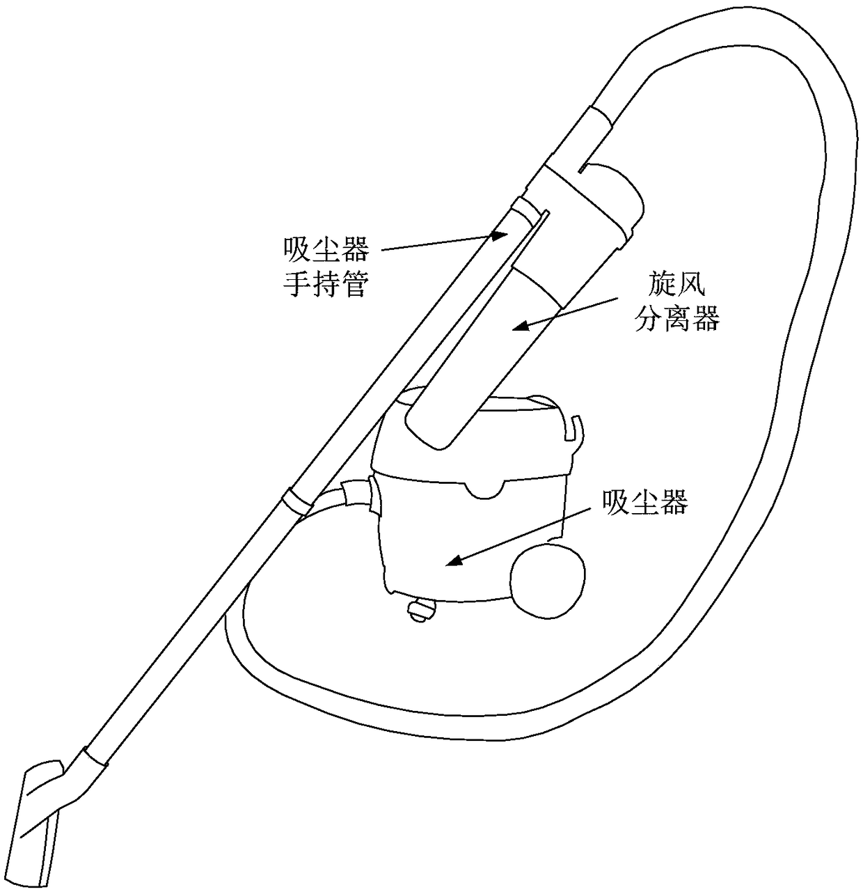 Cyclone separator and dust collector