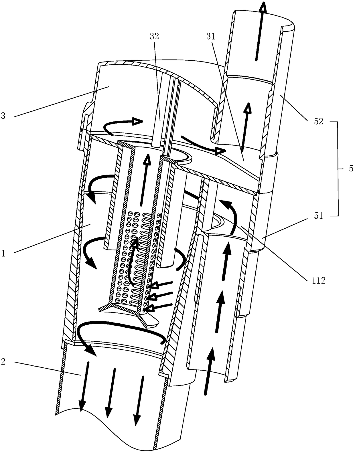 Cyclone separator and dust collector