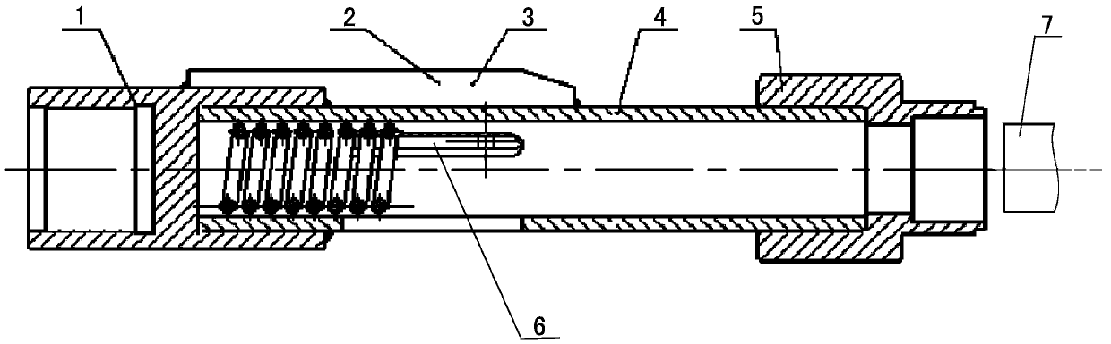 Tail structure of linear motor