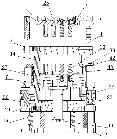Automatic press forming equipment for small tea cake and press forming technological process thereof