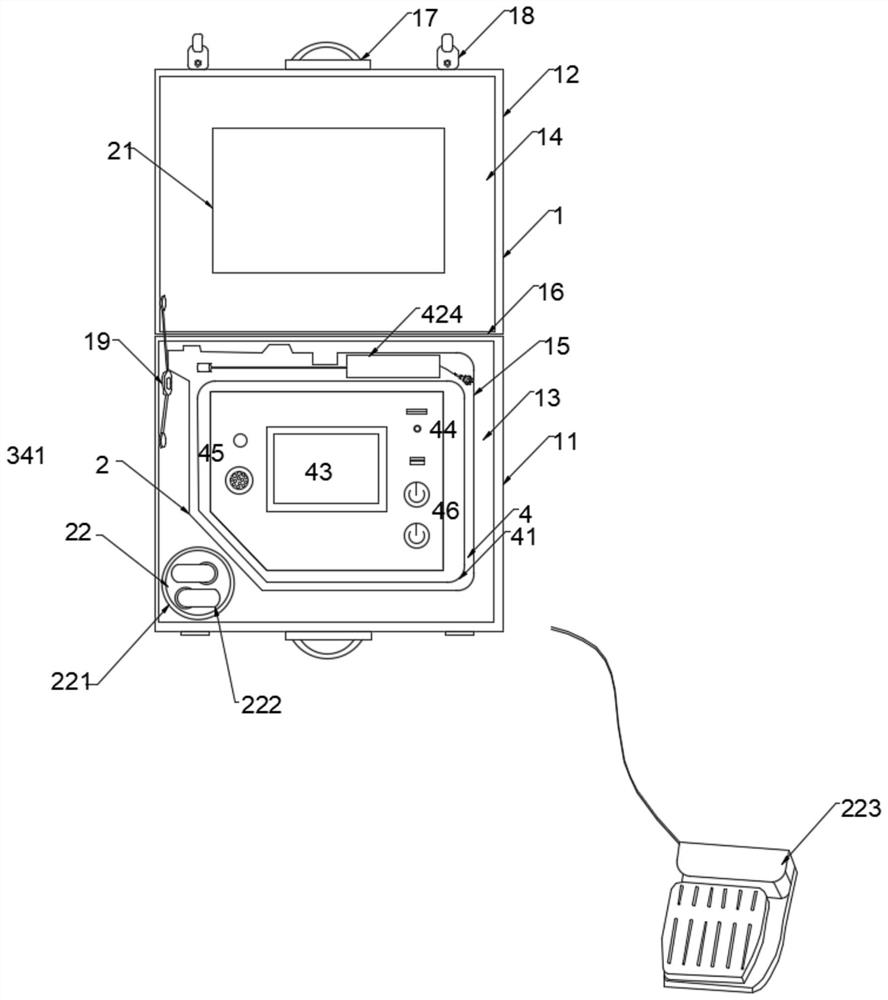 Portable swallowing examination and evaluation hose endoscope system