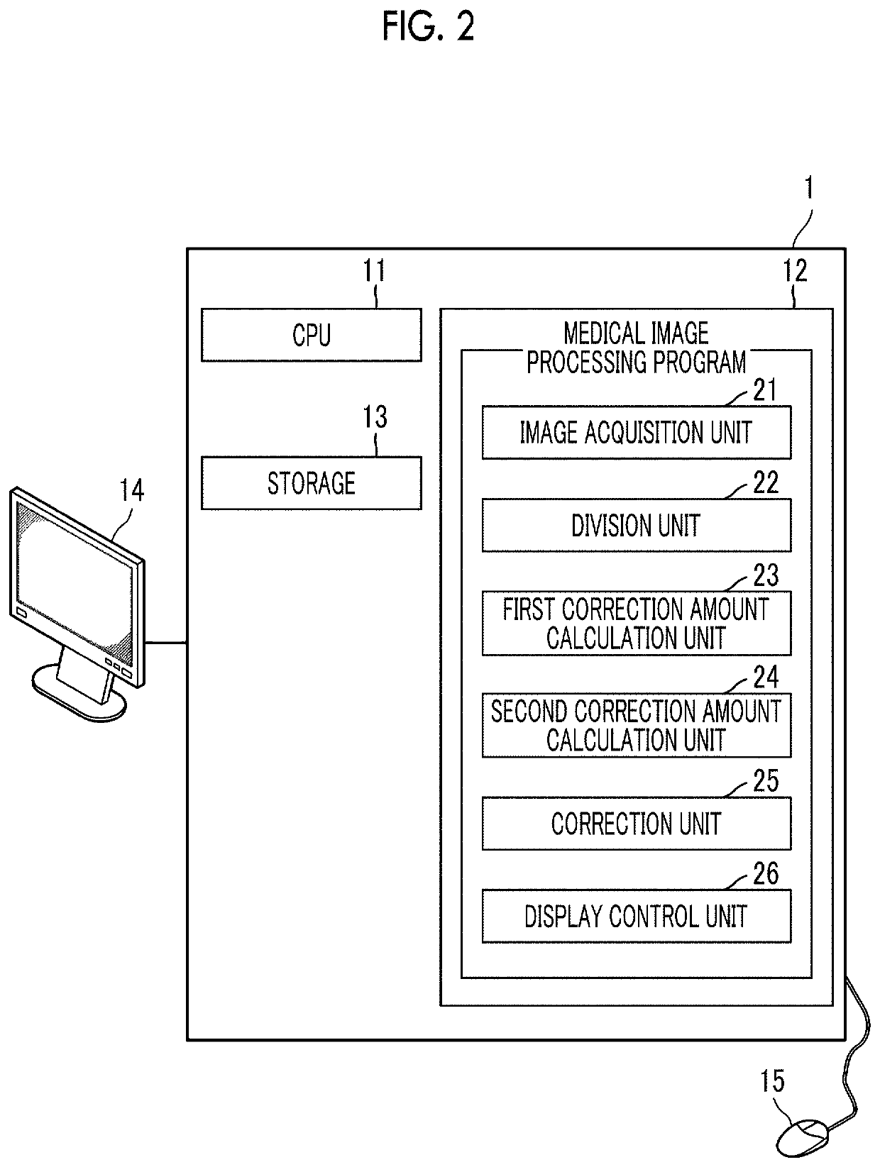 Medical image processing apparatus, medical image processing method, and medical image processing program