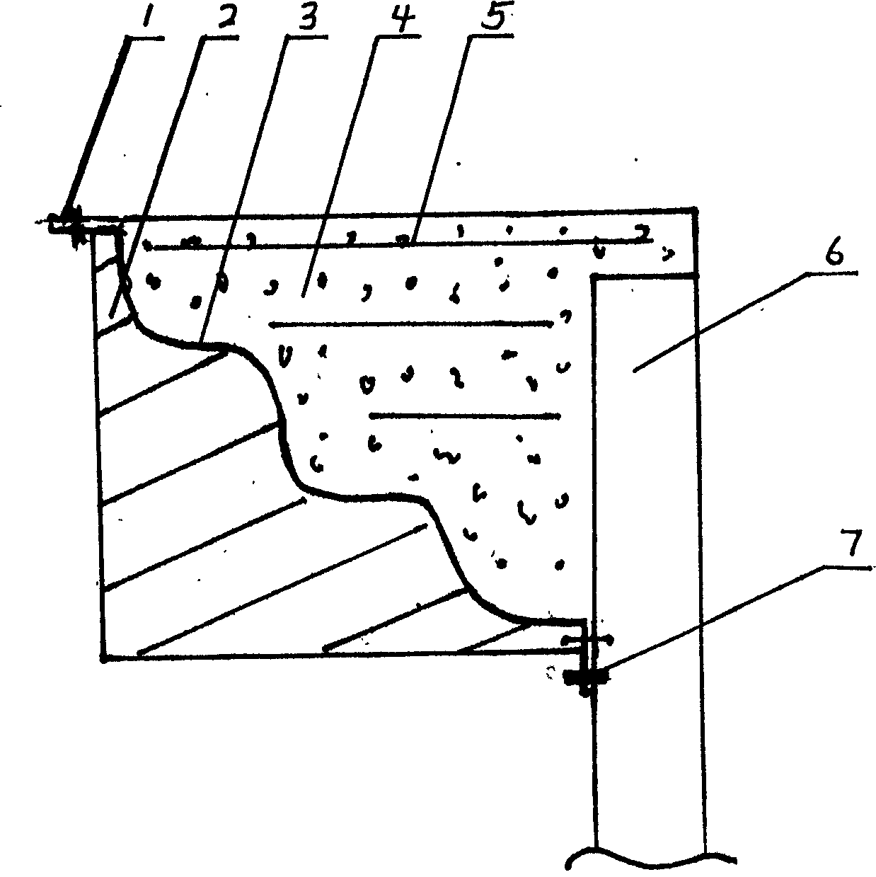 Method for casting wall embossing in situ using glass fiber reinforced plastic mould