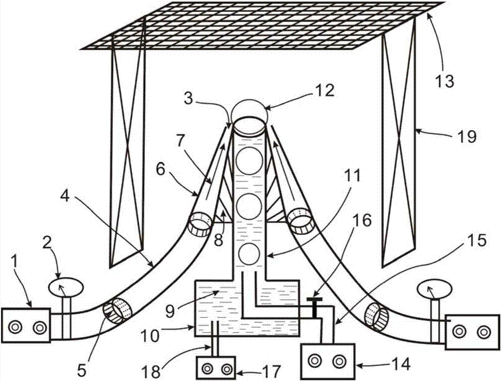 A kind of air bubble spinning device