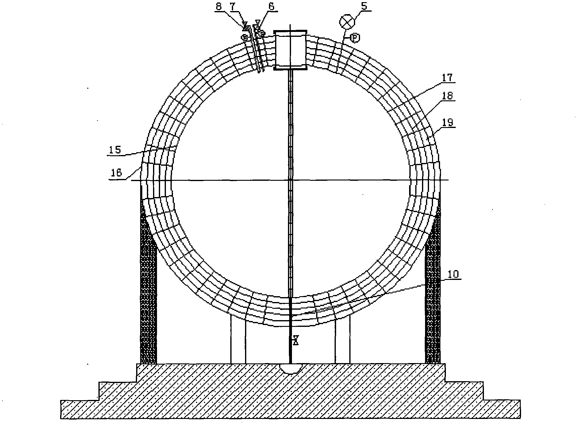 Compressed-air storage device and natural energy power station with same