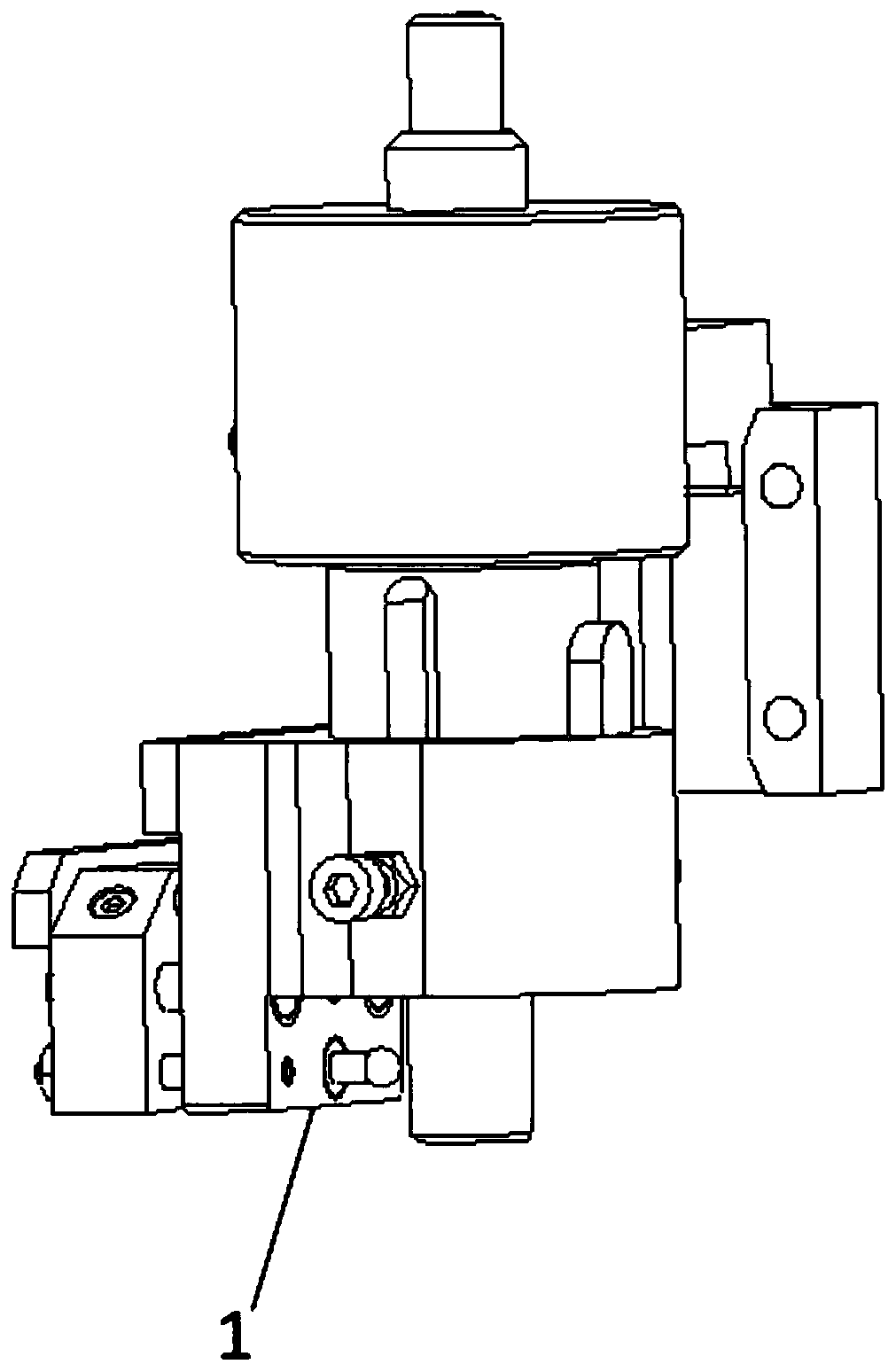 Fixture with functions of locating detection and clamping expansion