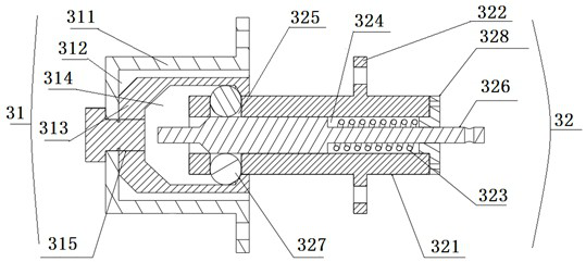 Locking piece, connector and low-temperature rocket system