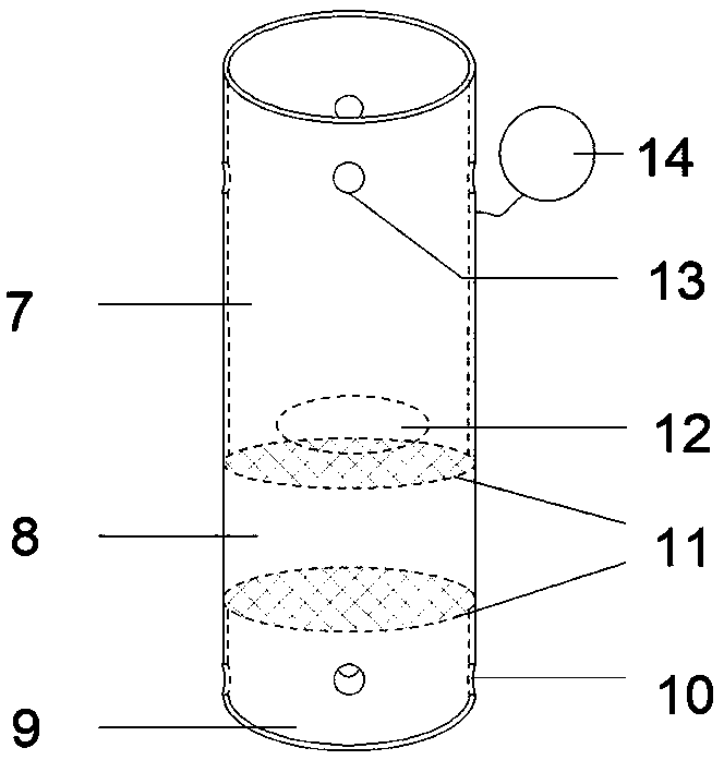 Open inflatable upwelling culture device for intermediate culture of bivalve mollusks and culture method thereof