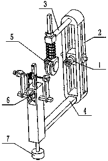 Yarn inlet and guiding device for textile machine
