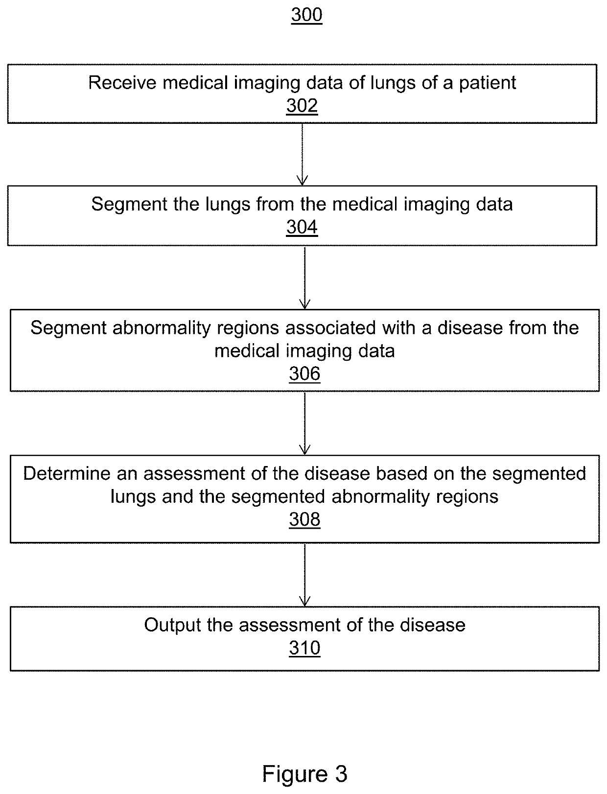 Assessment of Abnormality Regions Associated with a Disease from Chest CT Images