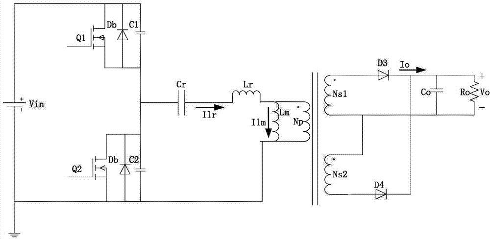 LLC resonance transducer applied to distributed power source