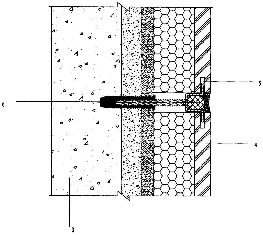 A wall panel connection device and a wall construction method using the device