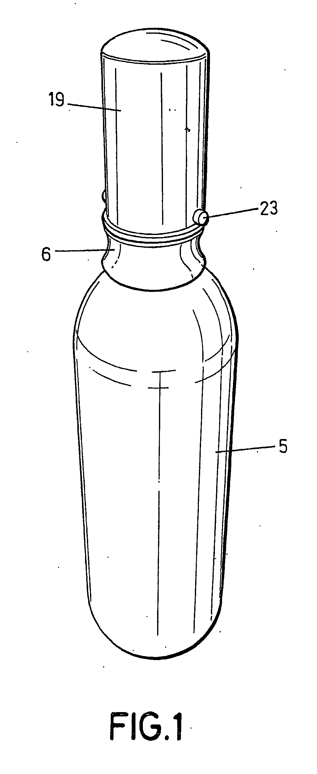 Vaccum pump for bottles