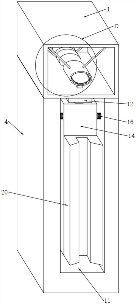 A buffer protection bracket for building cables