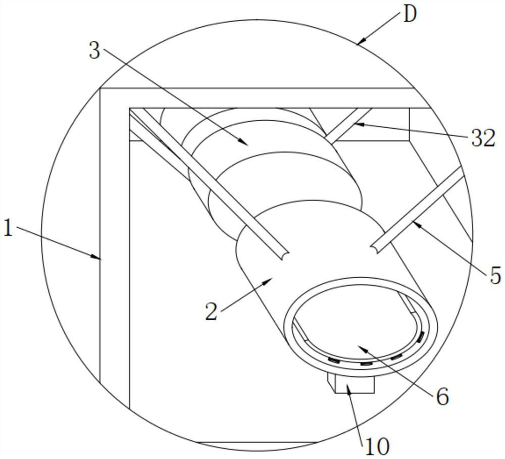 A buffer protection bracket for building cables