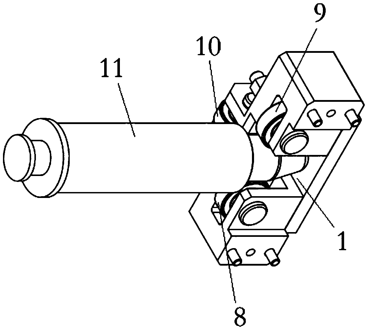 Automatic guide transport vehicle for cylinder block assembly