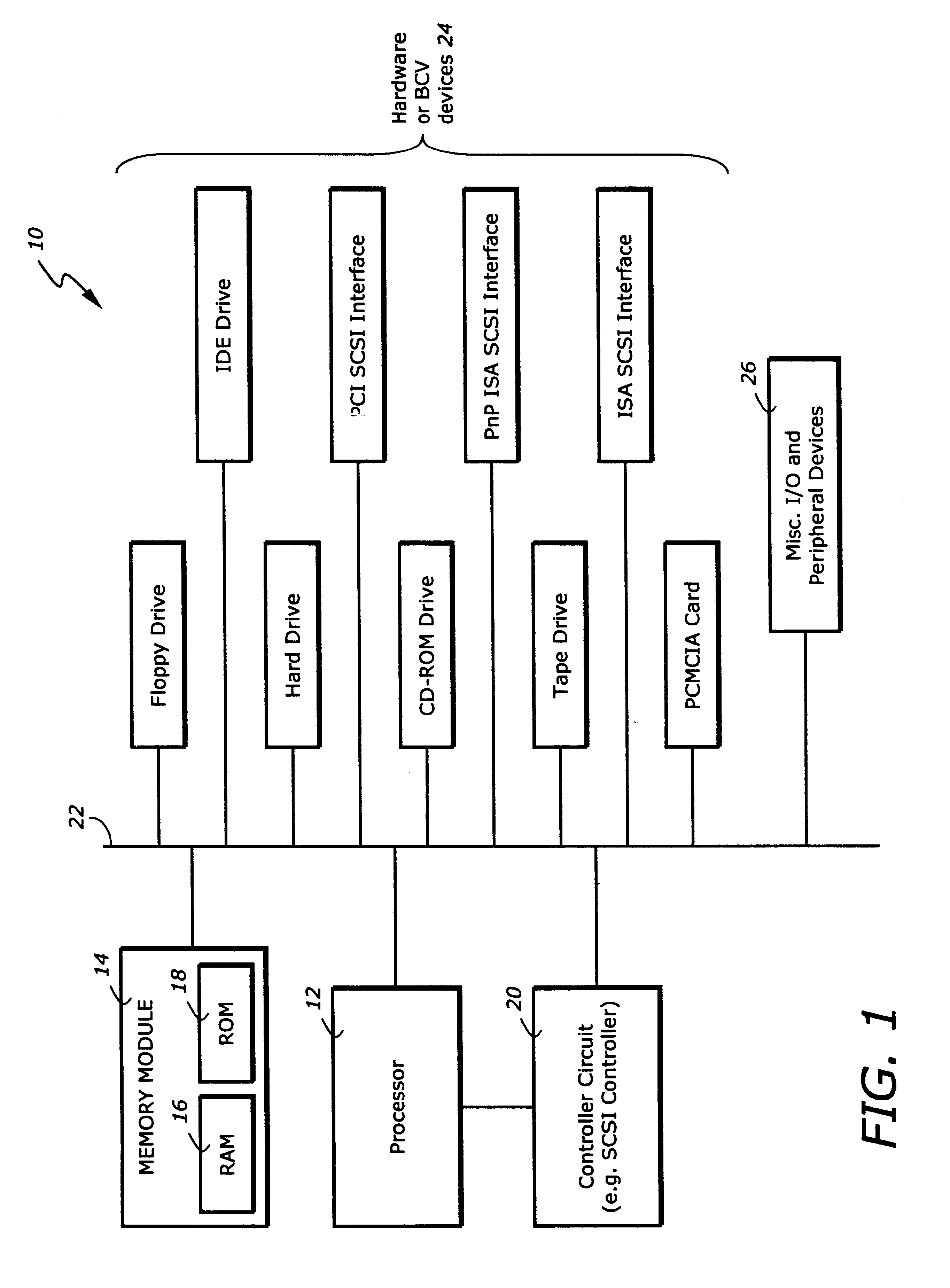 System for reconfiguring a boot device by swapping the logical device number of a user selected boot drive to a currently configured boot drive