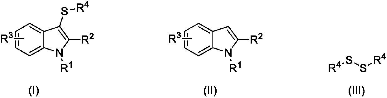 Synthesizing method for 3-mercapto indole compound through electrochemical catalytic oxidation