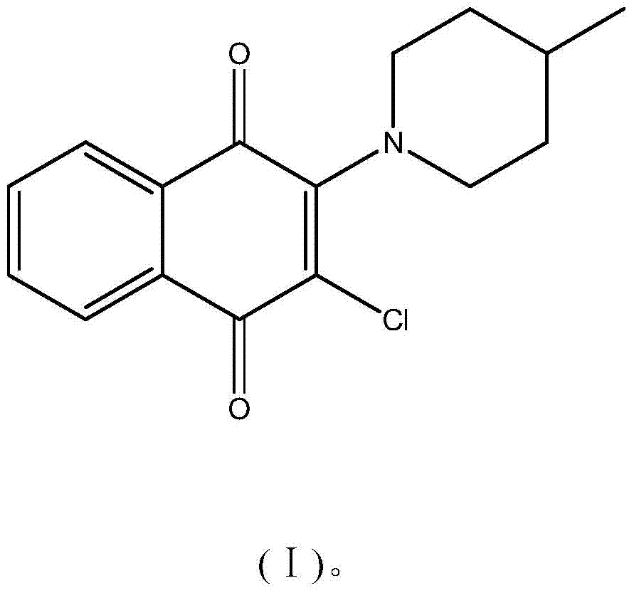 Application of a naphthalene-1,4-diketone compound as an hcbs enzyme inhibitor