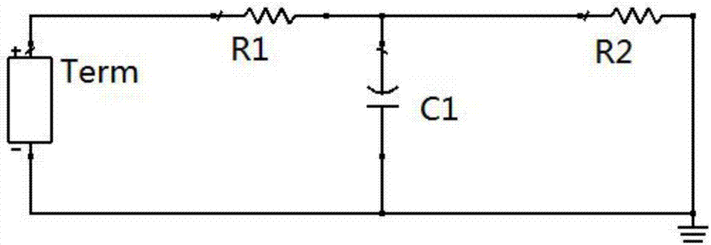 Impedance test method based on de-embedding