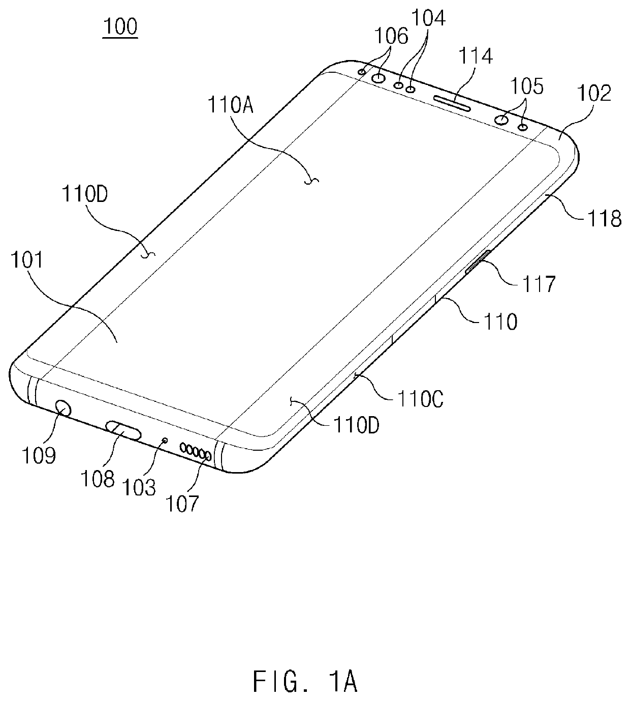 Electronic device including battery structure