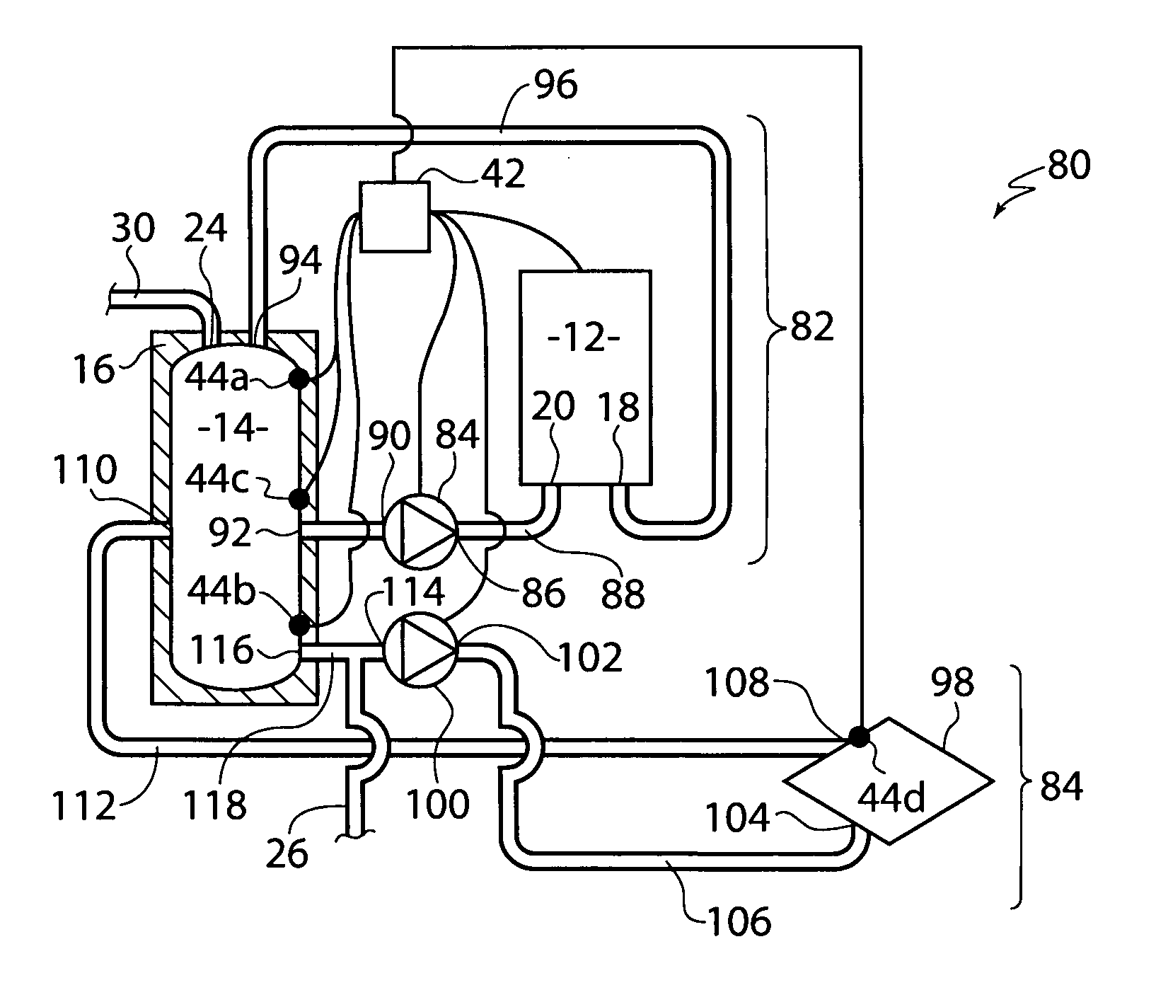 Water heating system and a method of operating same
