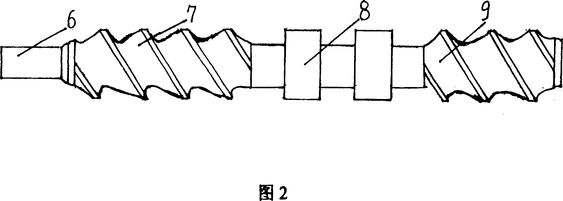 Method for modifying thermoplastic engineering plastics by using glass fibre and its equipment