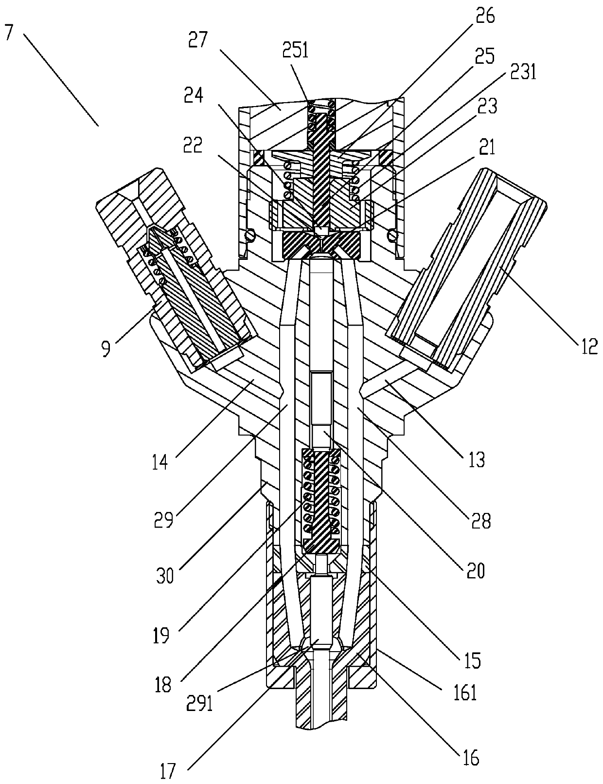 Dual Inlet Fuel Injector