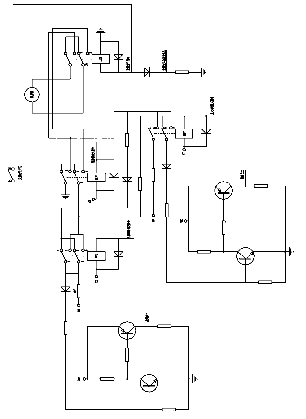 Novel roll booster ignition circuit