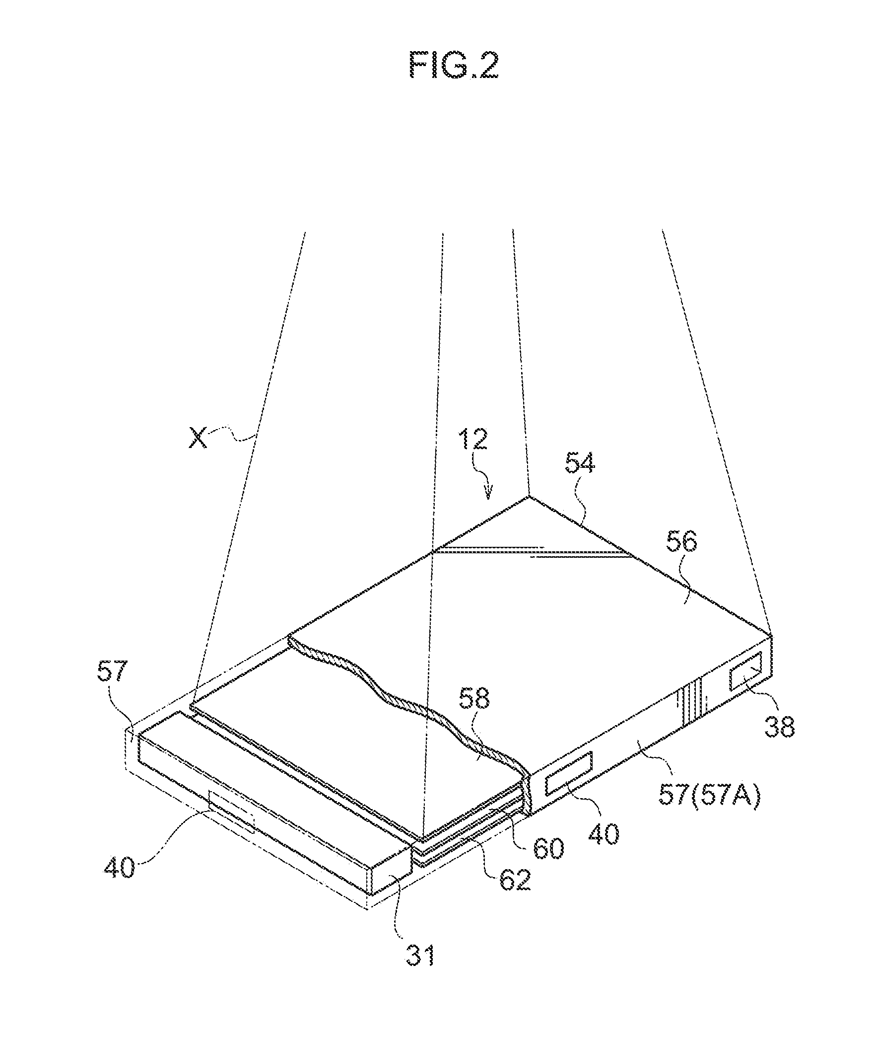 Radiographic image capture system, portable radiographic image capture device, image capture table