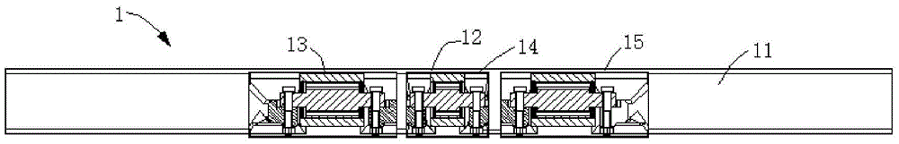 Chassis articulation system for front and middle drive articulated buses