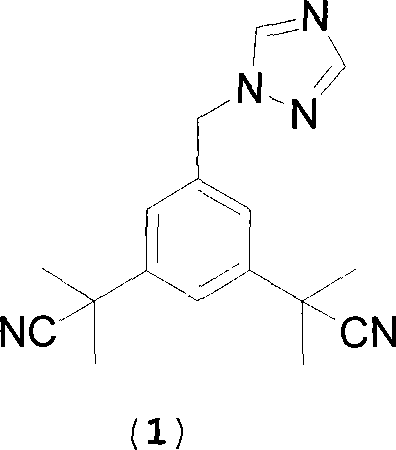 Preparation of 3,5-di(2-cyano-isopropyl)-toluene