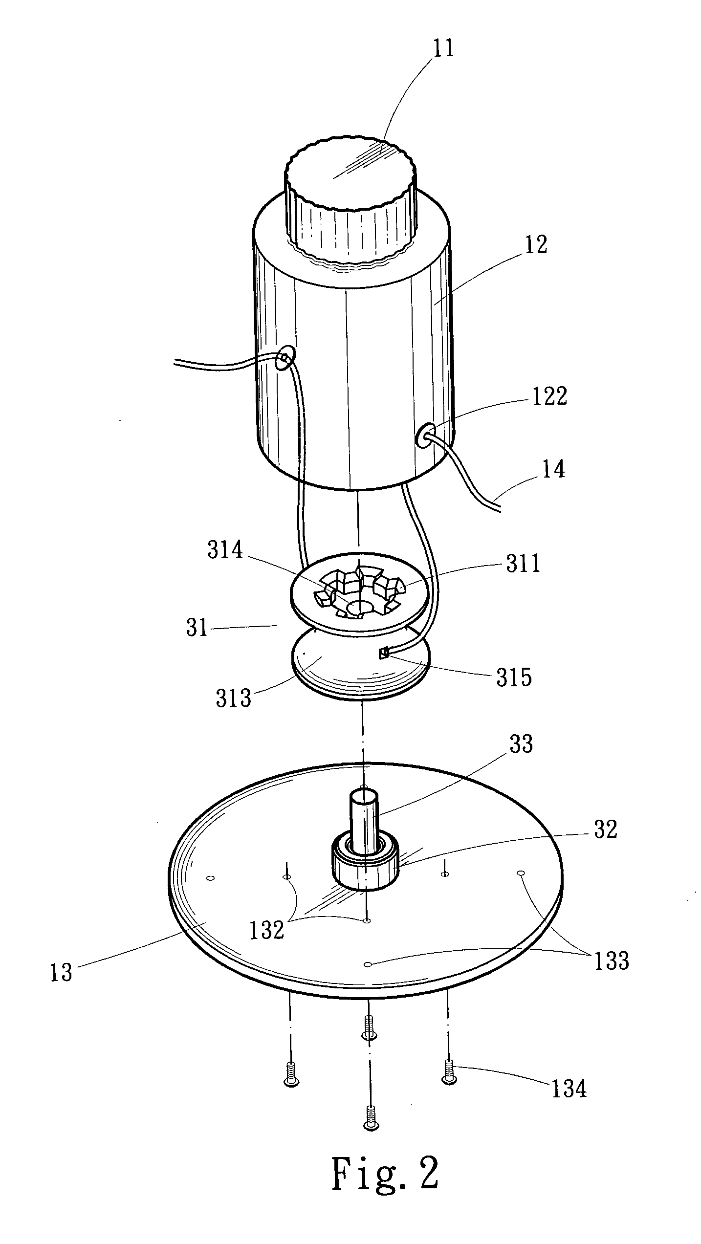 Cord taking-up and releasing device