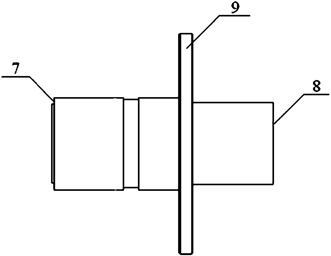 Water-cooled high-power electron cyclotron resonance heating system direct current blocking device