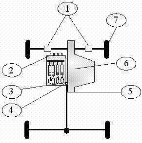 Automatic transmission loading spectrum collecting and compiling method used for indoor bench test