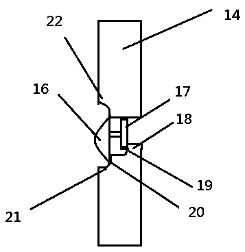 Double-wing-plate strong support pressure-reducing gate valve