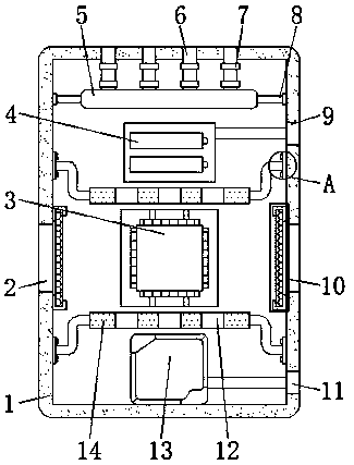 Small-resistance grounding system line detection device