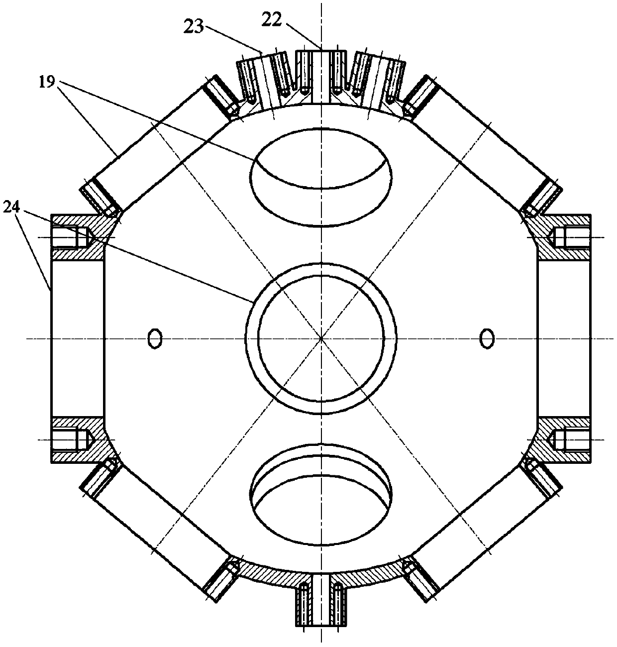 A high temperature, high pressure and high turbulence single droplet evaporation experimental device and method thereof