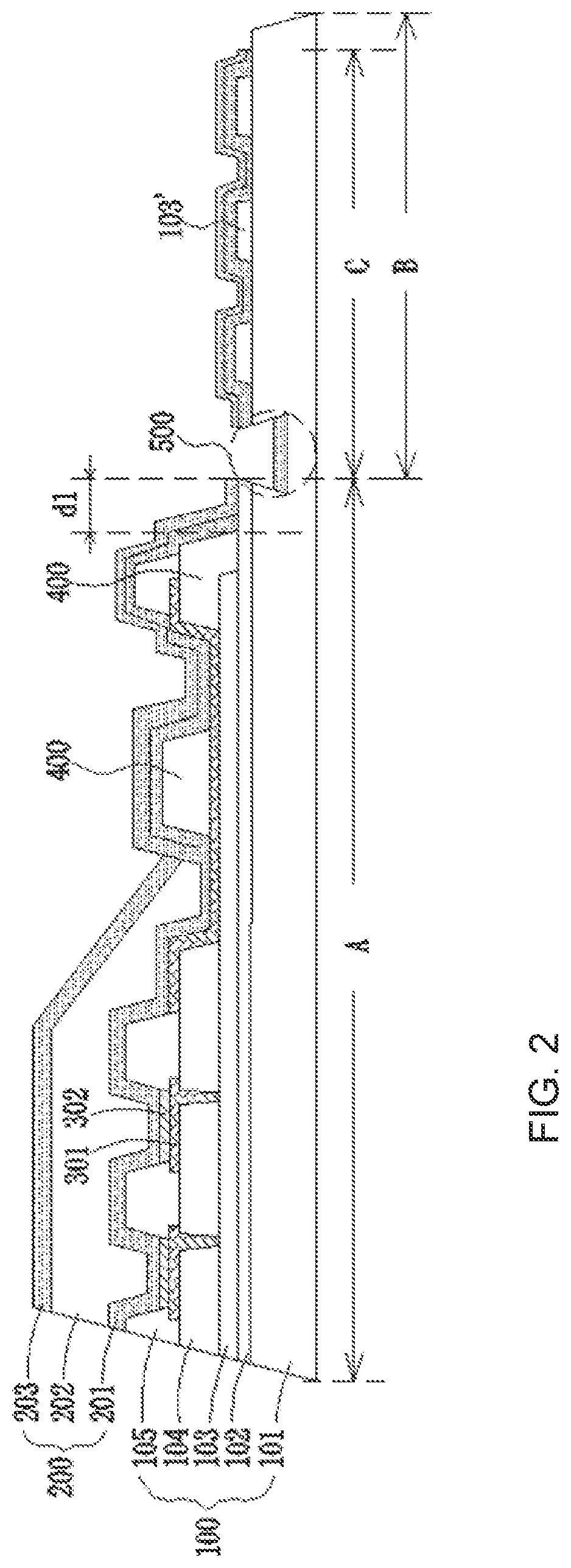 Array substrate having film layer disconnected at corresponding groove and OLED display panel having the same, and mask
