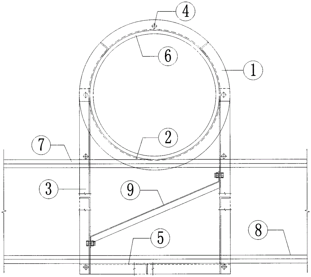 recyclable-device-for-connecting-and-fixing-steel-pipe-support-to-steel