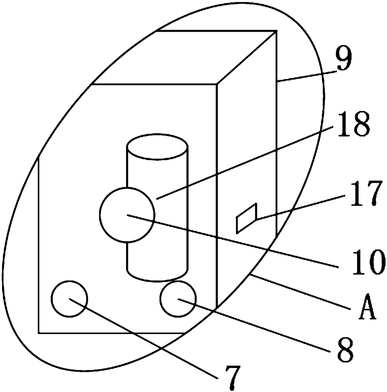 Shaft beating device for doubling of polyester yarns