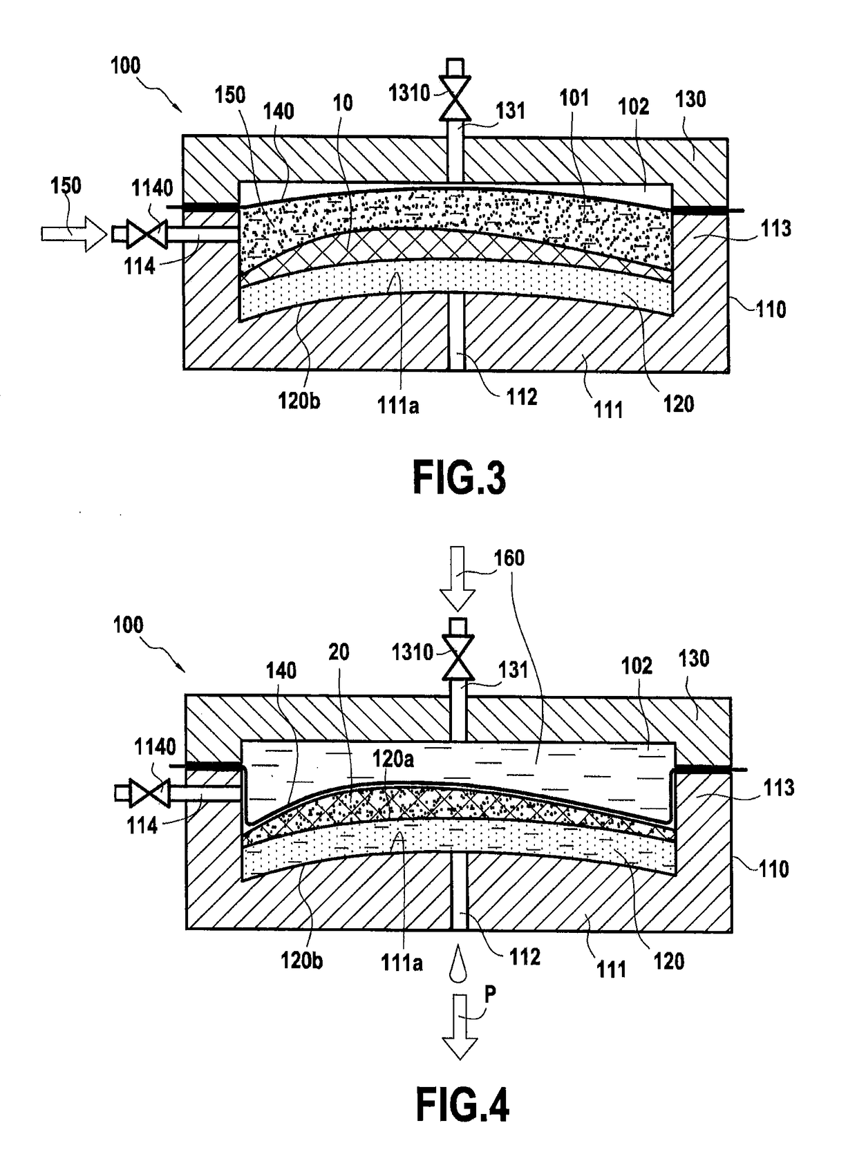 Method for manufacturing a refractory part made of composite material